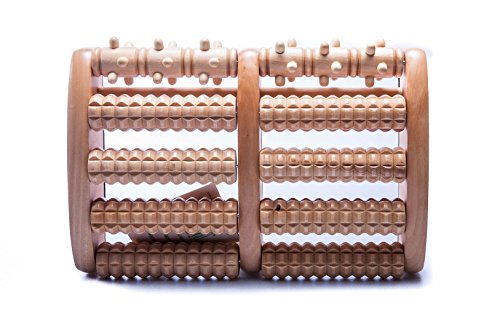 Fußmassagerolle I Fußroller aus Holz I Massage I Fußreflexzonenmassage I Geeignet für...