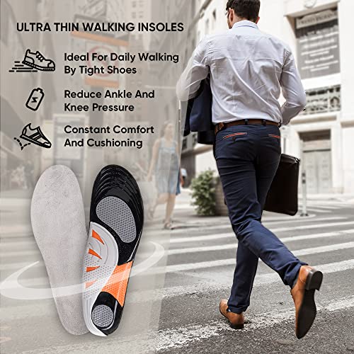 Plantillas delgadas ultraligeras para hombre talla 7-11 miniatura 2