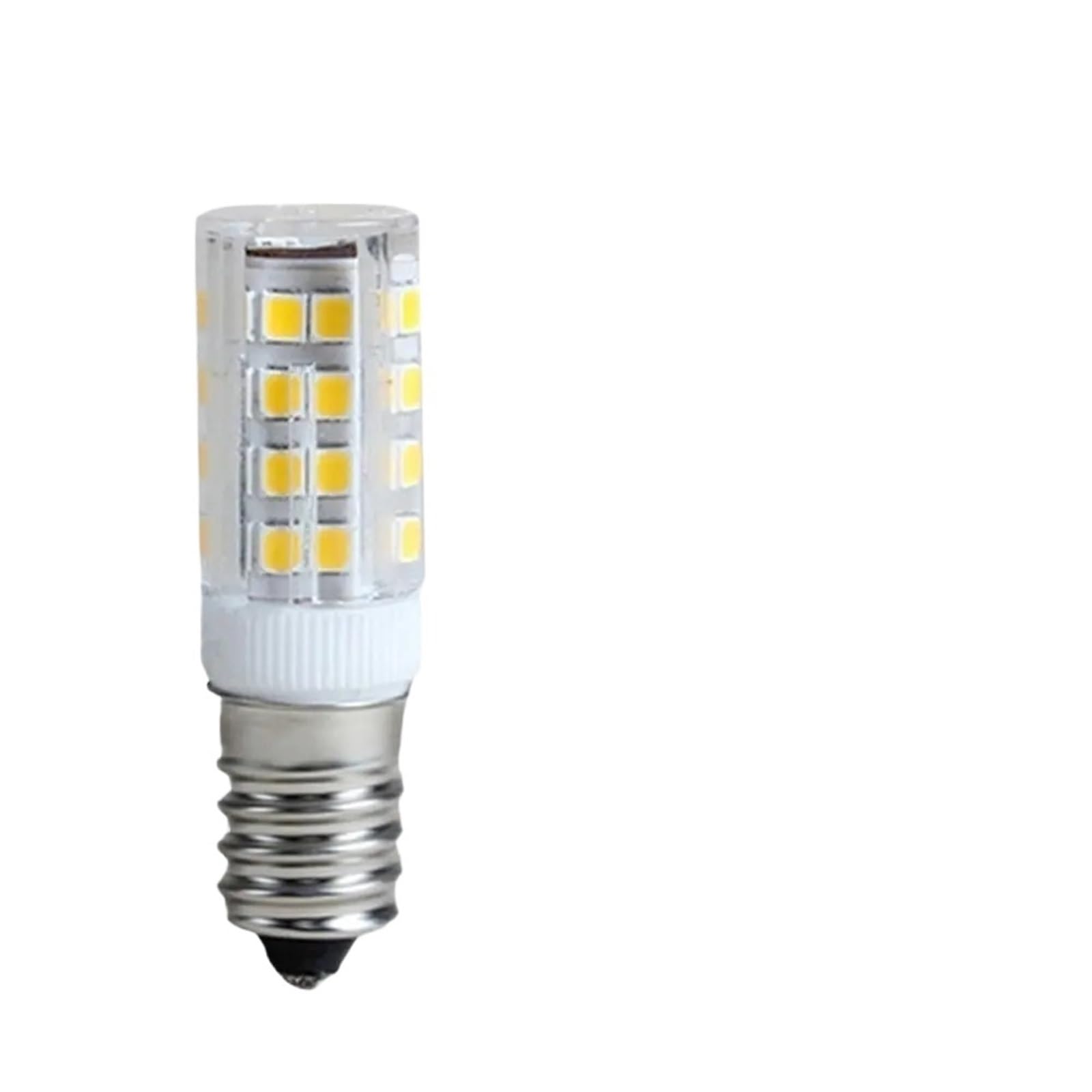 Zuadzafc E12-5W Chandelier Candle Corn Bulb E12 E14 White Light Led Light White Light 3W 5W 7W 9W Refrigerator Corn Lamp Home Decoration(E12-5W)