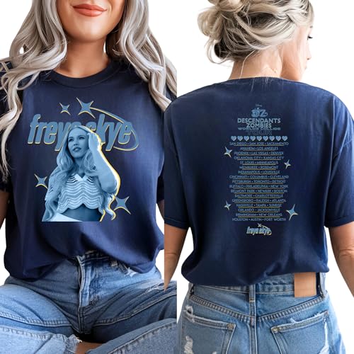 Fr.e.ya Sk.y.e Shirts Des.cendant.s Music Zo.mbies Worlds Tour C.ollid.e Shirt Multi2