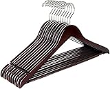 vintage anzug herren hosenträger (5) Mit der durchdachten runden Stange aus rutschfestem Holz fallen die Hosen nicht herunter und macht die Kleiderbügel viel stabiler, robuster und haltbarer. Die beiden Seiten der Kleiderbügel sind mit u-förmiger rutschfester Nut ausgestattet, die für Trägertop und Unterwäsche geeignet ist und vermeidet das Herunterfallen der Kleidung.