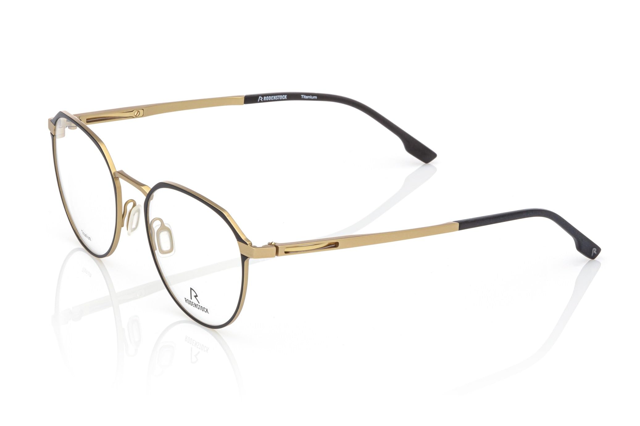 Rodenstock R7150 Rama okularów B000 black, gold 53/20/145 Mężczyzna