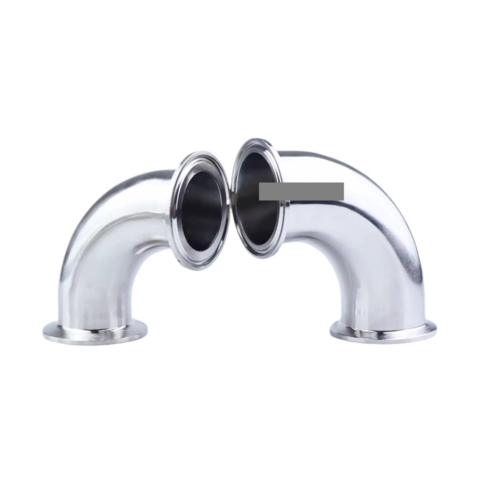 BHBHCPZGR 1PC 2.5" Tri Clamp x 63 mm Pipe OD 304 Stainless Steel 90 Degree Elbow Fitting BHBHCPZGR