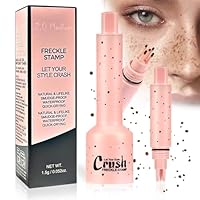 Sommersprossen Stift für natürliche Freckles & empfindliche Haut | 24h Wasserdichter Make-up Freckles Pen mit Drucktechnik | Schnelltrocknend & hautfreundlich Freckle Stamp - 2.0 Mittel