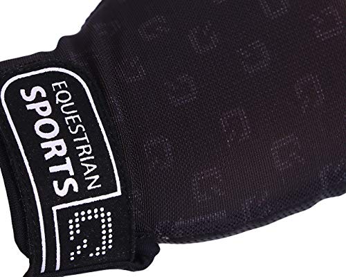 Gants d'équitation d'été QHP légers et respirants pour cavalier