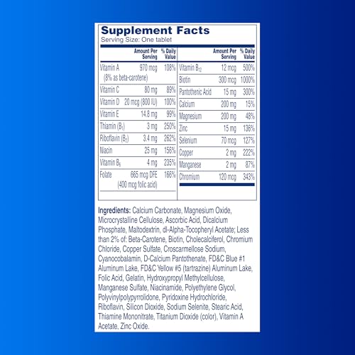 One A Day Men’s Pro Edge Multivitamin, Supplement with Vitamin A,C,D, E and Zinc for Immune Health Support and Magnesium for Healthy Muscle Function, 50 Count - image 8