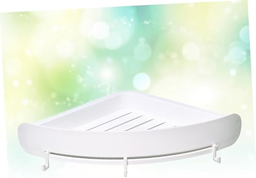 Miniatura 9 de Cabilock Estantes de plástico para montaje en pared, estante de plástico, estante de almacenamiento para baño, estante de baño, estante de baño,