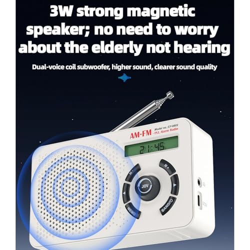 Radio portátil Tangxi AM FM SW con pantalla retroiluminada miniatura 5