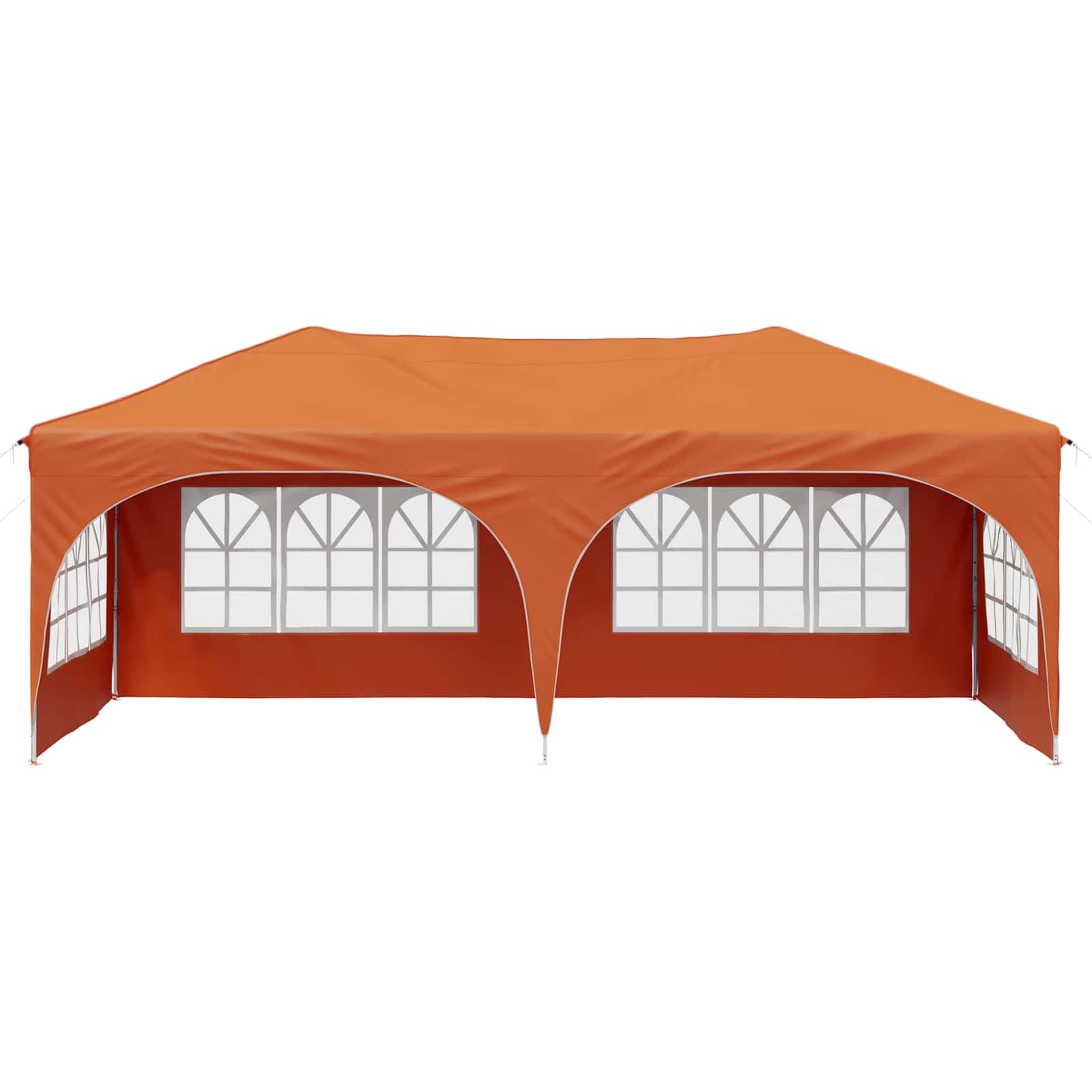 Składany namiot imprezowy Pop-up 575 x 288 x 245 cm Pomarańczowy Oxford