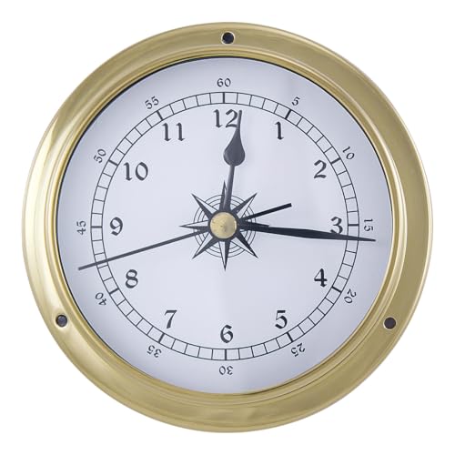 Sea-Club Uhr Nautik Messing Ø=12cm