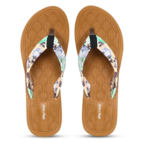 Image of Skytrap Women Blue Nubuck Slippers Flipflop