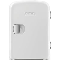 Chefman Weiß Tragbarer MiniKühlschrank Mini Frigorifero Personale Portatile