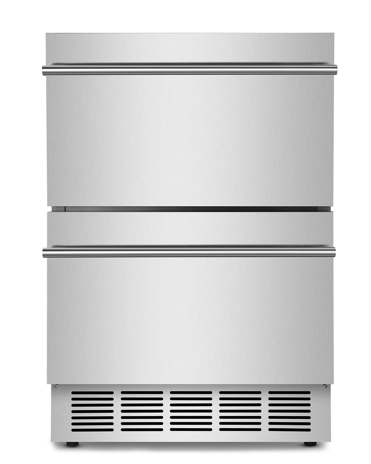 Gitikis 24 Inch Outdoor Beverage Refrigerator with Double Drawer