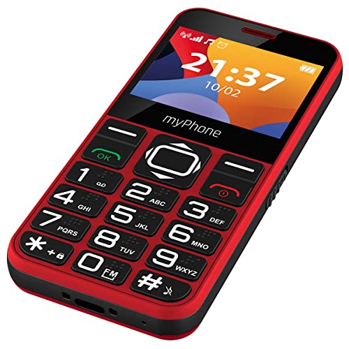 MP myPhone Halo 3 – Seniormobiltelefon med laddningsstation och Bluetooth