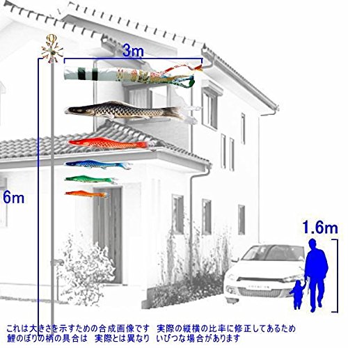 Amazon | 鯉のぼり 東旭鯉 ノーマルセット 積美画スーパースター