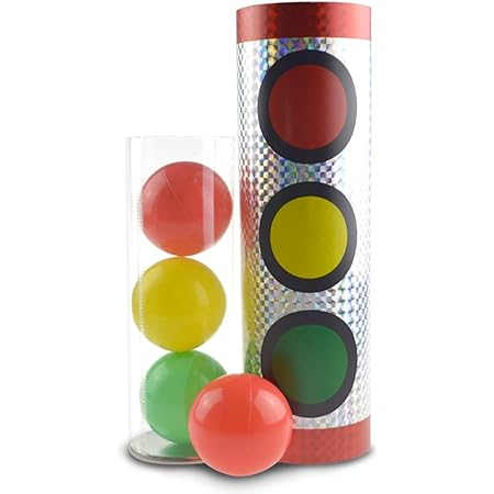 Amazon Miracle Balls ミラクル三色ボール 信号機ボールチェンジ 面白いインタラクティブパフォーマンス 面白いなステージアピアリング ディスアピアリングマジック 変色 手品道具 マジック 手品 おもちゃ