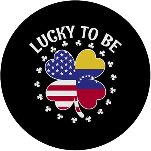 Miniatura 3 de Venezuela Roots Venezuelan American Lucky to be Venezuelan PopSockets Standard PopGrip