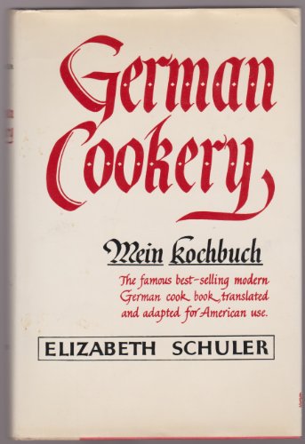 German Cookery B001L4S7OK Book Cover