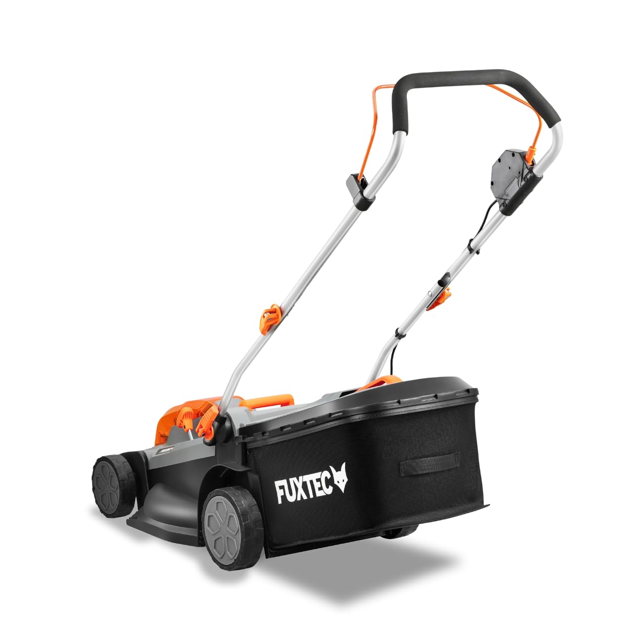 FUXTEC Tondeuse à Gazon sans Fil 40V (2x20V) E2RM43 Set Batteries et Chargeur - Largeur De Coupe 43cm, 40L