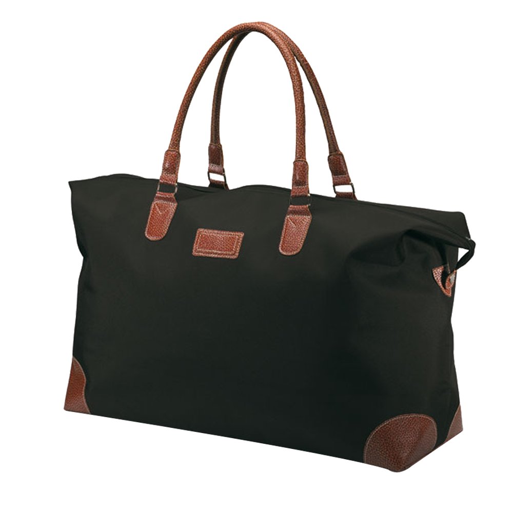 eBuyGB Unisex Weekend Luggage Travel Bag, Black, Large