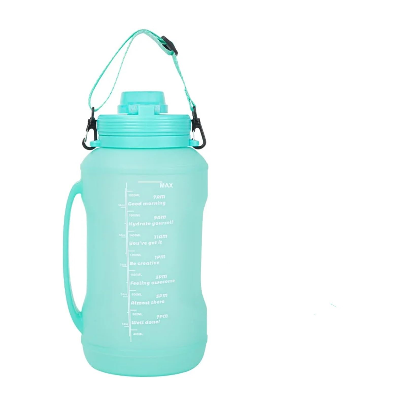 Taza de agua plegable for deportes al aire libre de 2,0 l, taza de silicona plegable portátil, taza de viaje for deportes al aire libre, senderismo, botella de agua con pajita Taza Colapsable Para Sen