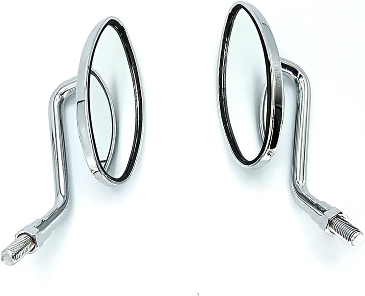 10mm に適合ブランドのオートバイ用バックミラー、スクーター、電動自転車用バックミラー、2個/ペア、電動車両用リアサイド凸面ミラー