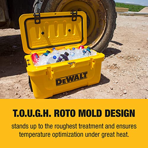 Dewalt 65 Qt Roto Molded Cooler, Heavy Duty Ice Chest For Camping, Sports & Outdoor Activities #TOP6