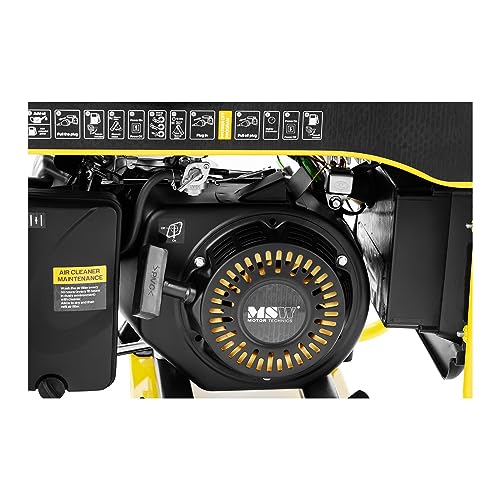 MSW MSW-PG-100 Inverter stroomgenerator benzine 3500 W 230 V AC terugslagstart 1 l/h benzinetank: 5 l inverter stroomaggregaat noodstroomaggregaat benzine-generator - Afbeelding 4