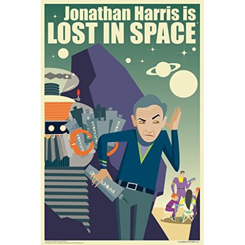 Jonathan Harris Is Lost In Space by Juan Ortiz Art Print Poster 12x18