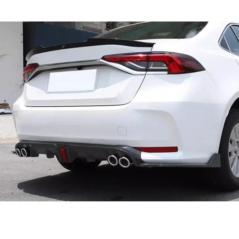Difusor trasero Corolla soluciona parachoques soso y dañado con spoiler labio 4