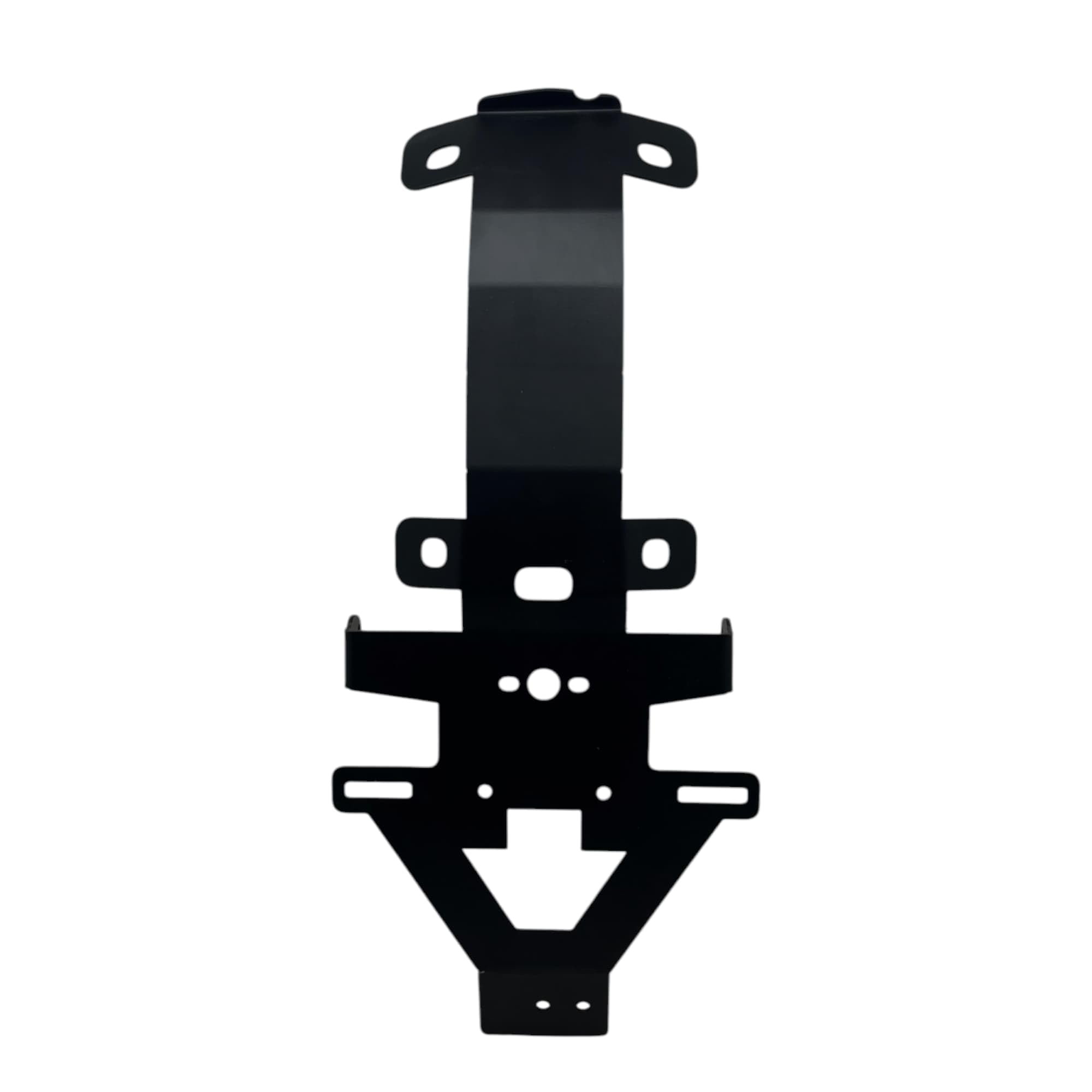 MILACHIN Motorcycle License Plate Holder, Tail Tidy Fender Eliminator Big Size for Meteor 350, Black.