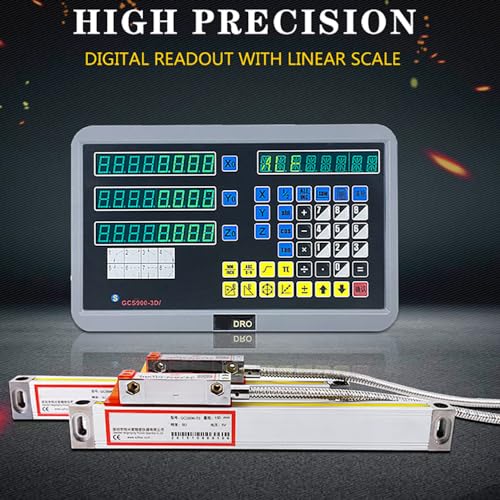 Pantalla digital 3 ejes con 3 escalas lineales TTL miniatura 2