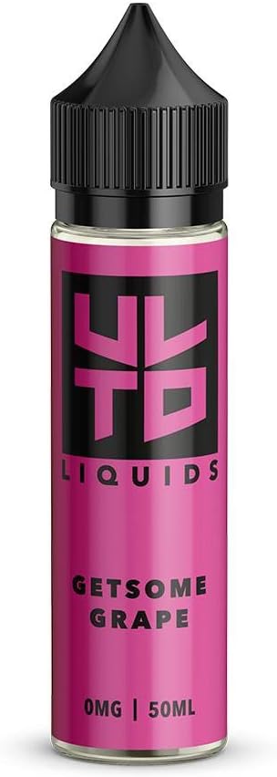 ULTD 50ml Vape Liquid Getsome Grape Flavoured Vape Juice E Liquid Nicotine Free 70VG/30PG Ecig Juice E Cigarette Sub Ohm Short Fill