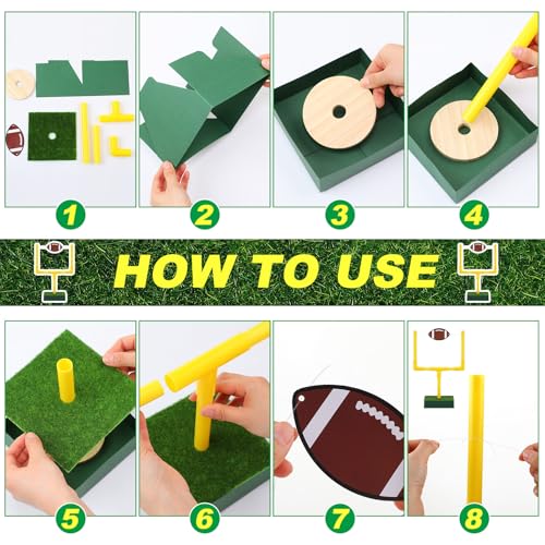 image for Kathfly 21 Pcs Football Party Goal Post Decoration Kit Centerpieces In