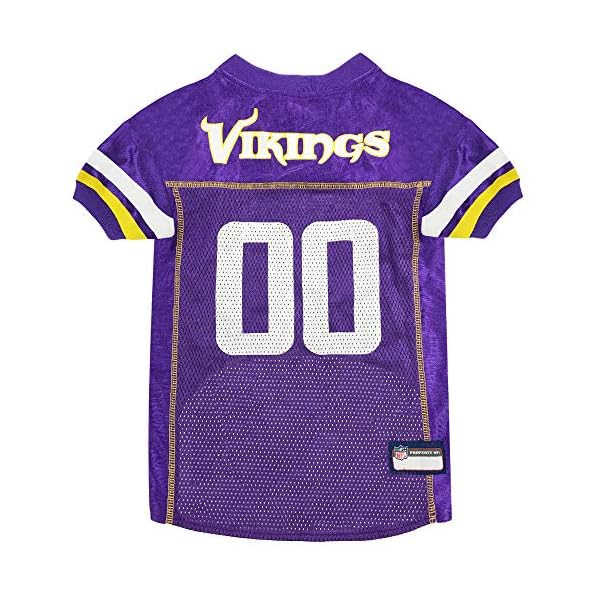 NFL Minnesota Vikings Dog Jersey, X-Small NFL Minnesota Vikings Dog Jersey, X-Small