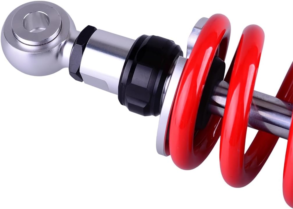 Mallofusa Motorcycle 11.8" 300mm Air Shock Absorbers Rear Suspension 500LBS Heavy Duty Universal Fit For Honda Yamaha ATV Go Kart Quad Dirt Sport Bikes 1PC Eye-to-Eye