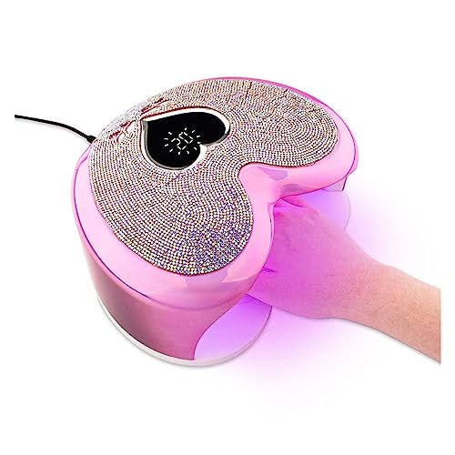 Lampe UV LED professionnelle 96W : fini le vernis gel qui écaille grâce au séchage rose soleil