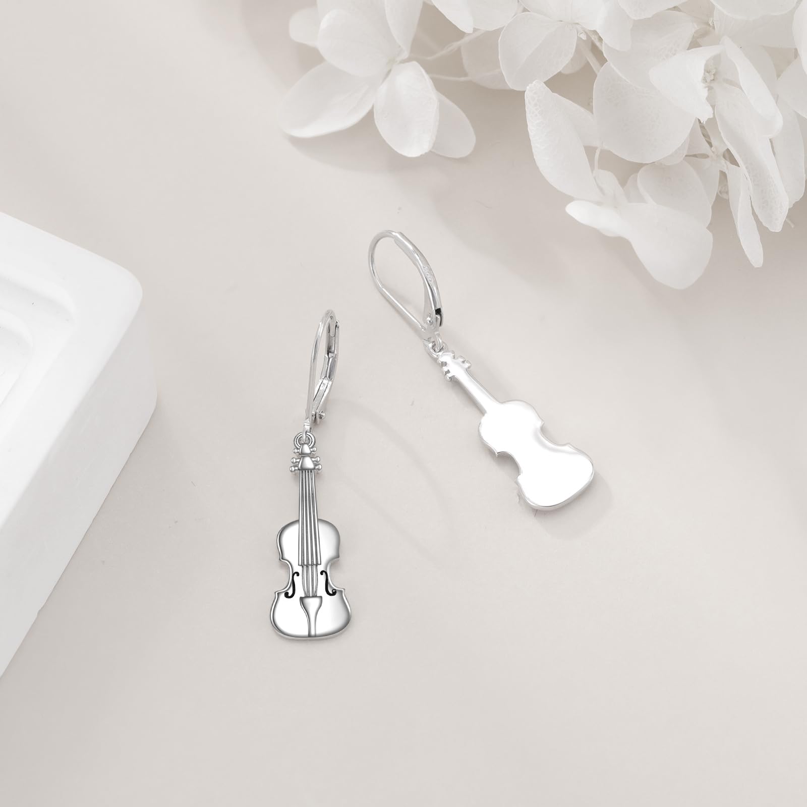Sport e musica orecchini in argento Sterling per gli amanti della musica amanti dei gioielli regali per donne ragazze uomini ragazzi