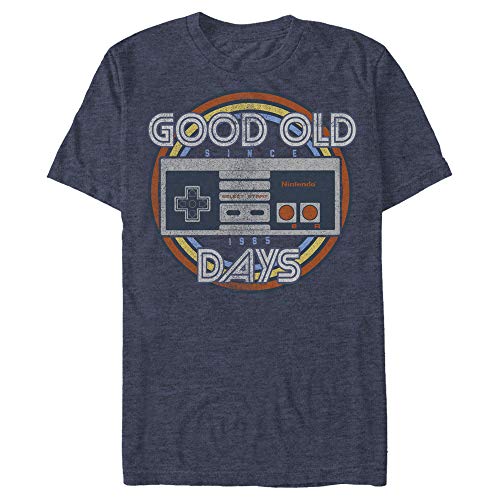 Nintendo NES Controller Good Old Days - Maglietta da uomo - grigio - 3XL
