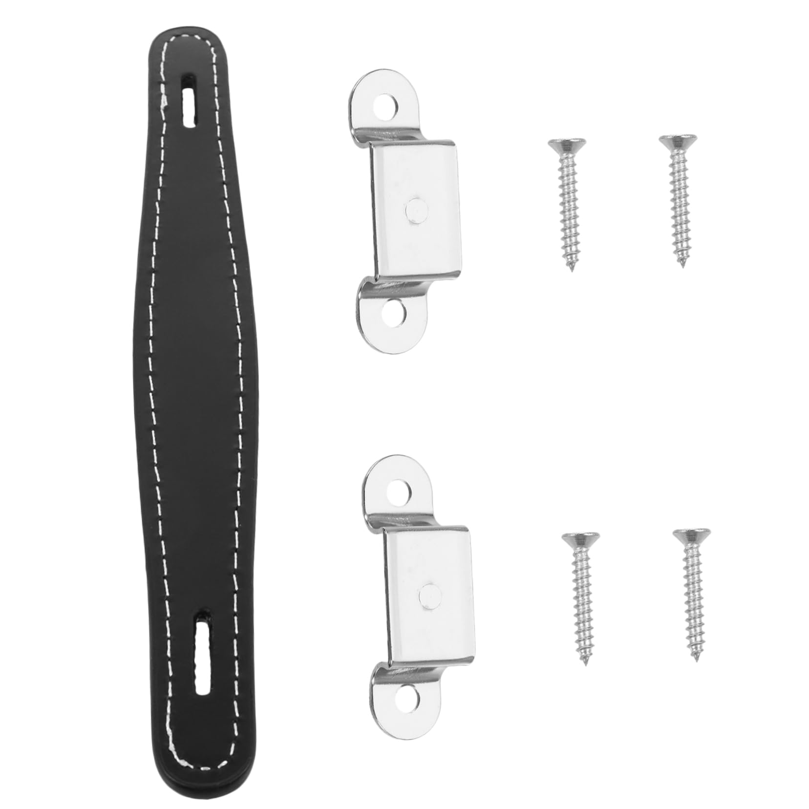 VINTORKY Cowhide Speaker Strap Handle Durable Amplifier Pull Handle for Guitars Audio Equipment Easy Installation Strong Simple Design Flat Style