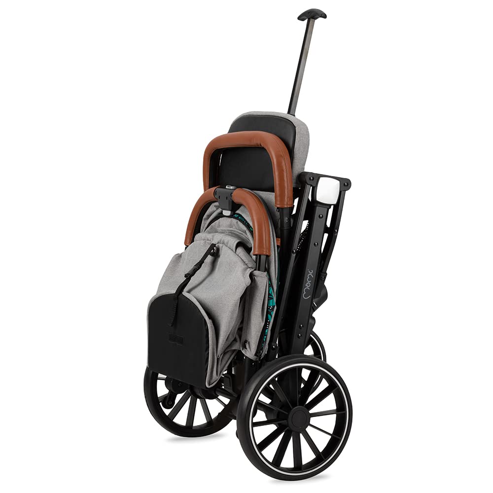 Passeggino MoMi ESTELLE DAKAR a partire da 6 mesi (fino a 22 kg), pieghevole con cintura di sicurezza a 5 punti, cestino porta spesa e funzione di apertura, manico telescopico per il traino