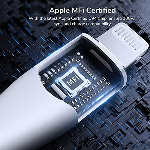 Syncwire USB C to Lightning Cable 6ft [Apple MFi Certified] iPhone 13 Fast Charging Cord Compatible with iPhone 13 Pro Max/13 Pro/12/11/11 Pro/11 Pro Max/X/XS/XR/XS/8/8 Plus, Supports Power Delivery