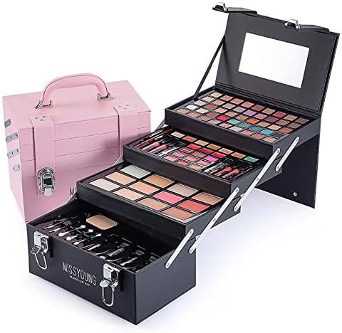 VolksRose All In One Makeup Kit Multi-Purpose Combination Makeup Surprise Gift Set Beauty Full Makeup Essential Starter Kit, Compact and Lightweight Design for Girls Women and Make Up Beginners