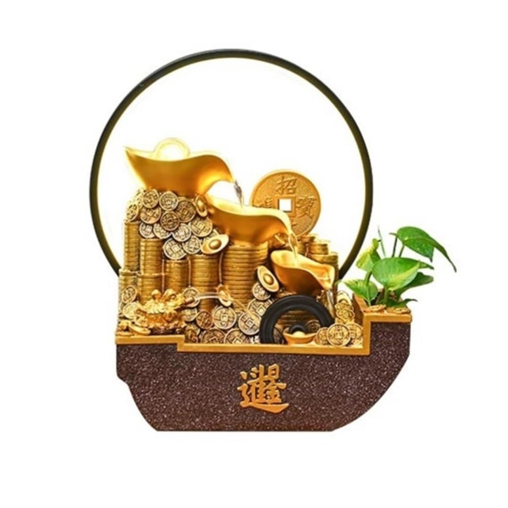 Fontaine d'intérieur cadeau zen ornement eau fluide Feng Shui