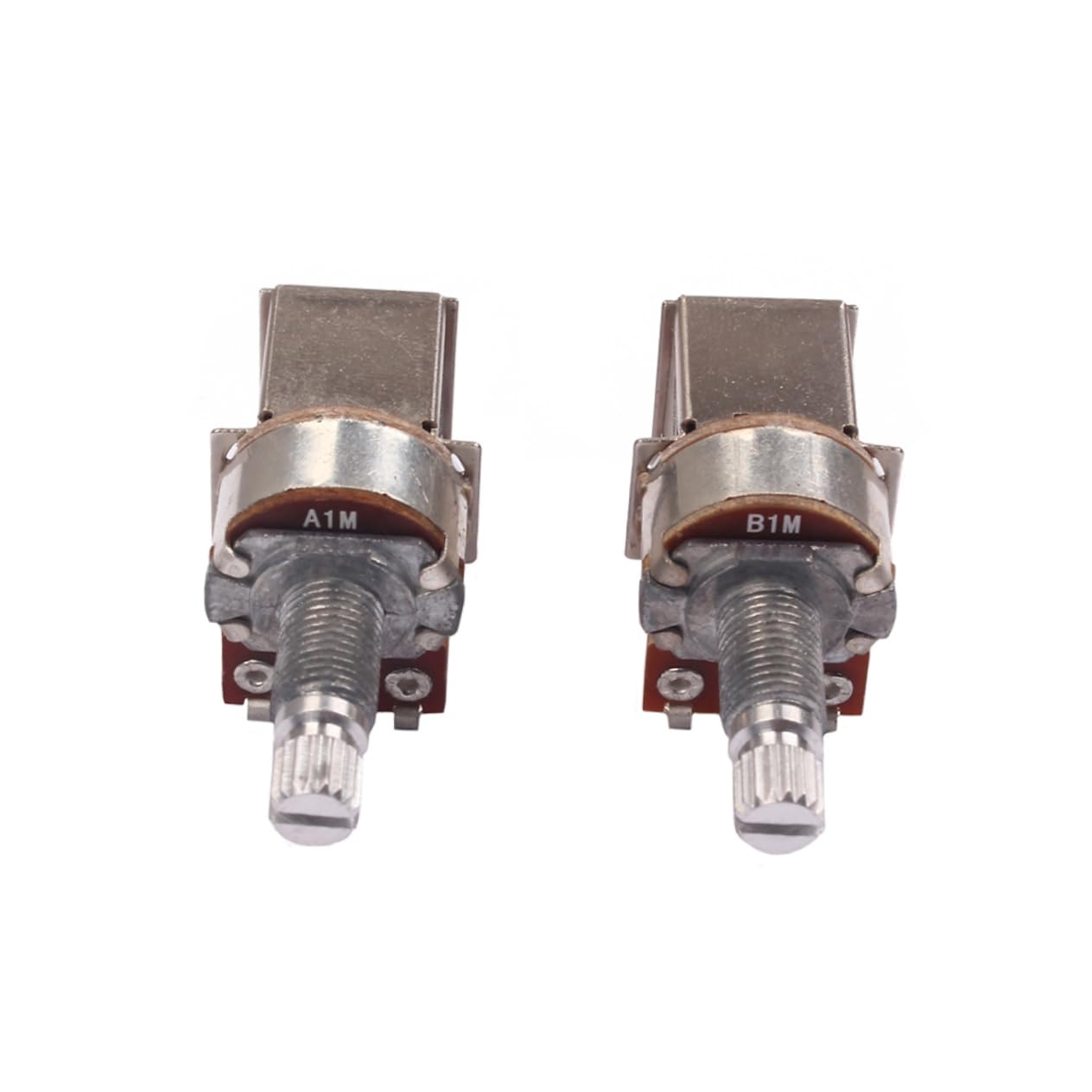 TOYANDONA 4piezas Potenciómetro De Eje Dividido Para Control De Volumen y Tono De Guitarra Eléctrica Reemplazo De Accesorio De Audio