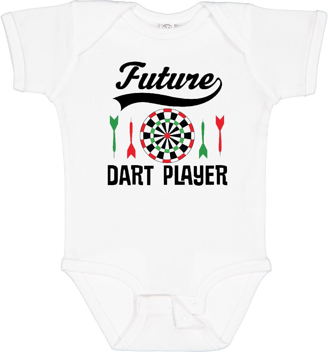 inktastic Future Dart Player Game Baby Bodysuit