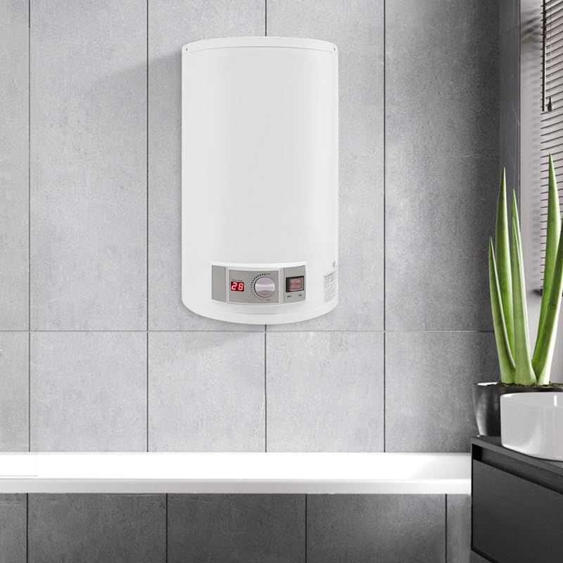 Termo Eléctrico De 35 L De Pared Con 2000 W Para Cocina Y Baño, Calentador De Agua Eléctrico Con Depósito