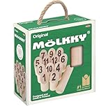 Mölkky® GO – Jeu de Lancer en Bois – Jeu d’Adresse Extérieur pour Jardin, Plage et Parc – Dès 6 Ans – Tactic