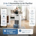 Afloia 1000ml/h Mist Free Humidifier and Air Purifier in One for Bedroom - Image 2