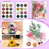 ZEROMX Epoxy Resin Kits for Beginners with Light, Resin Kit and Resin Silicone Moulds Complete Set DIY Crafts for Adults Women, Epoxy Set with 3D Dried Flowers, Measuring Cups and Resins Supplies - Image 5